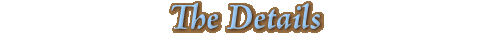 The Details - Directions, Rates, Etc.